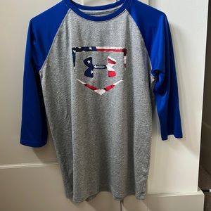 UA 3/4 Sleeve- YXL